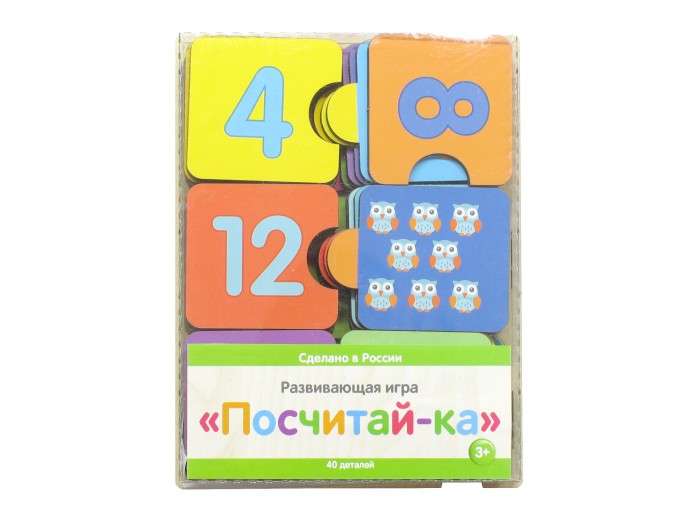 

Деревянная игрушка Paremo Игровой набор Считай, Игровой набор Считай
