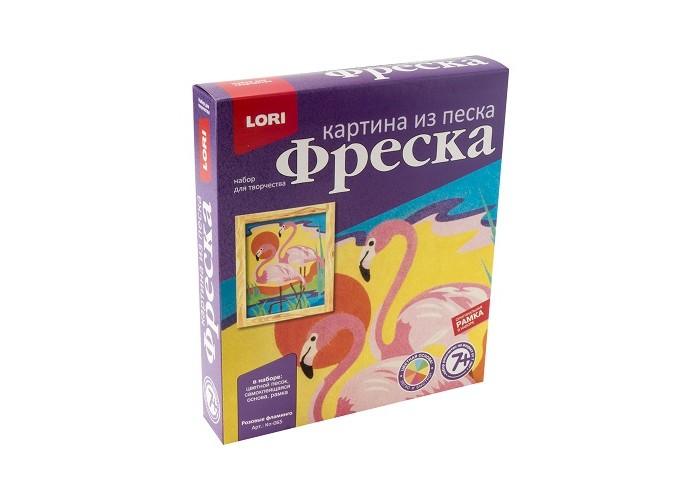 Картина из песка фреска lori