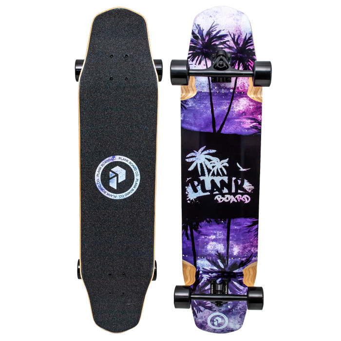 цена Скейтборды Plank Лонгборд Purple