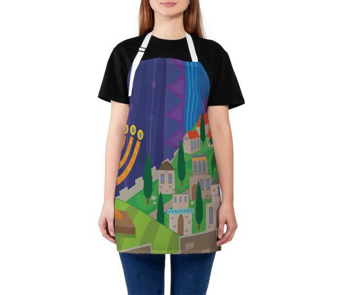 

JoyArty Фартук кухонный Ночь Хануки универсальный размер для женщин и мужчин 65x65 см, Фартук кухонный Ночь Хануки универсальный размер для женщин и мужчин 65x65 см