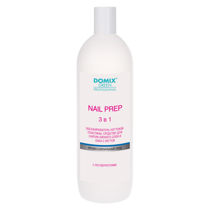 Косметика для мамы Domix Green Professional Nail Prep 3 в 1 Обезжириватель ногтевой пластины 1 л