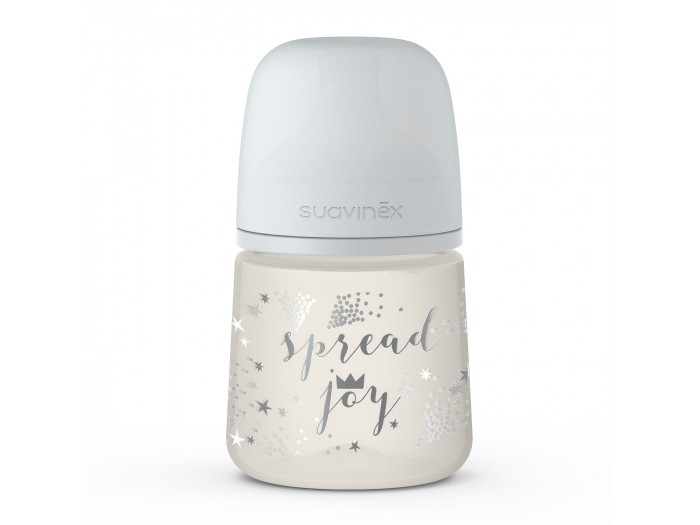 Бутылочка Suavinex с мягкой физиологической силиконовой соской Spread Joy 150 мл