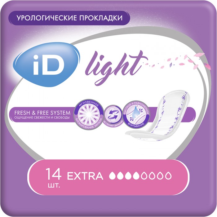  iD Урологические прокладки Light Extra 14 шт.