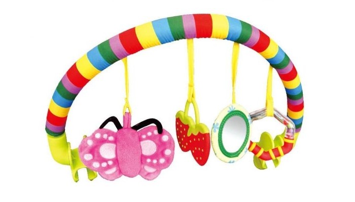 Игрушки на дугах Жирафики Дуга с подвесками Лето игрушки на дугах жирафики растяжка с развивающими игрушками радуга