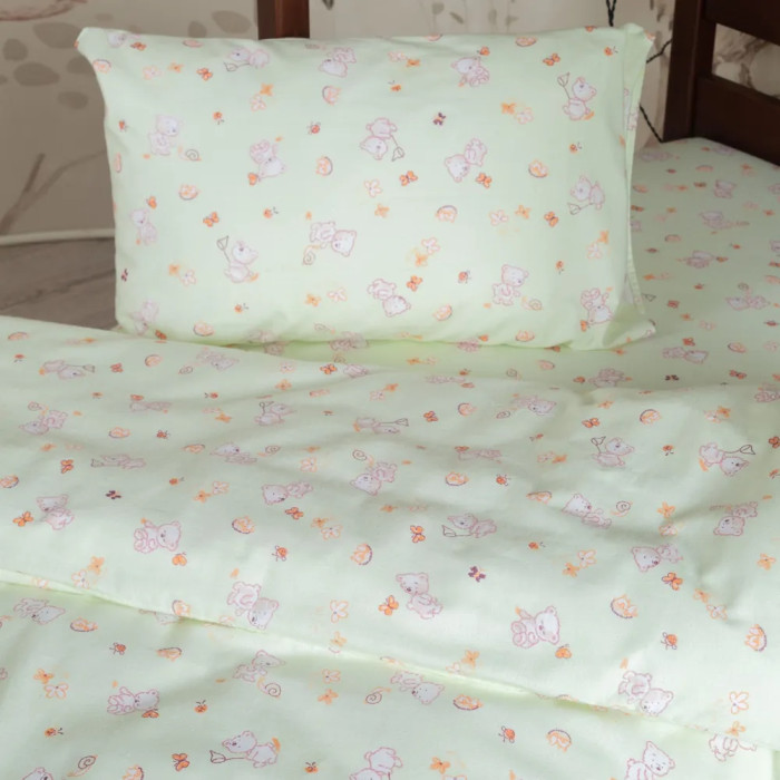 Постельное белье Сонный гномик Мишки-малышки (3 предмета) постельное белье сонный гномик звезды 160х80 3 предмета