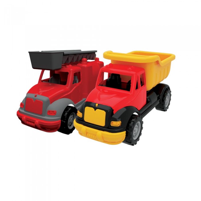 Машины Terides Набор Грузовик и Пожарная машина игрушка машина грузовик с конструктором 42дет 1