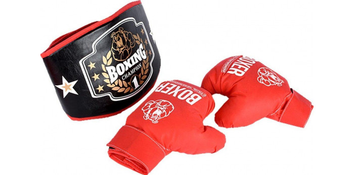 ПК Лидер Боксерский набор (перчатки, пояс победителя)
