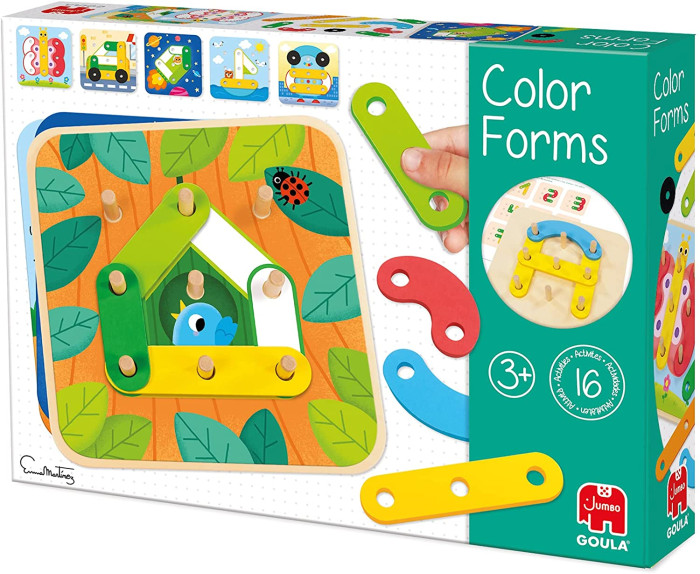 Игры для малышей Goula Мозаика Палочки деревянная головоломка палочки детская логика