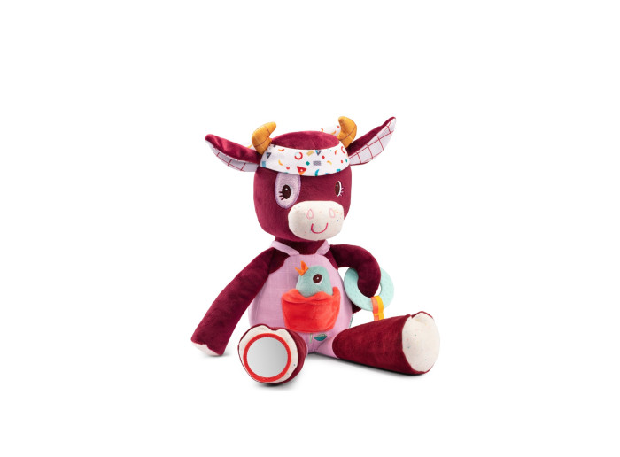 Мягкая игрушка Lilliputiens развивающая Корова Розали lilliputiens книжка игрушка мини корова розали