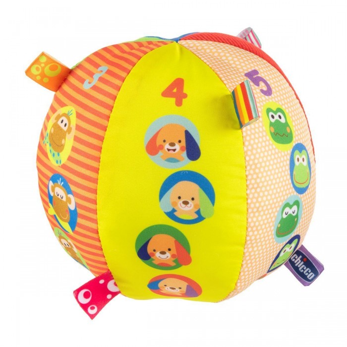 

Развивающая игрушка Chicco мягкая Музыкальный мячик, мягкая Музыкальный мячик