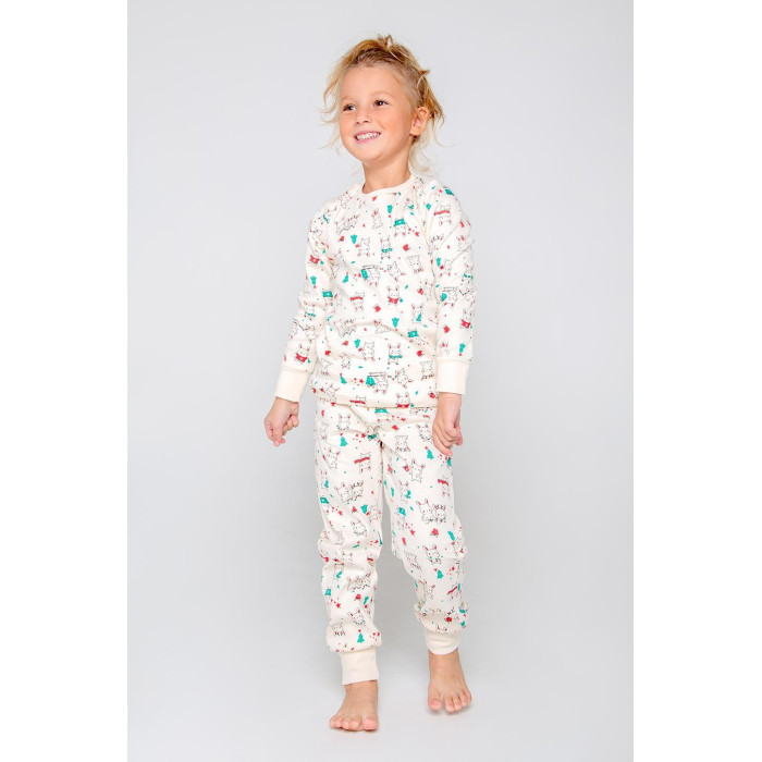 Домашняя одежда Crockid Пижама для девочки Зайки на празднике