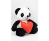 Мягкая игрушка Unaky Soft Toy Панда Бро с шариками красным флисовым сердцем 33 см - Unaky Soft Toy Панда Бро с шариками красным флисовым сердцем 33 см