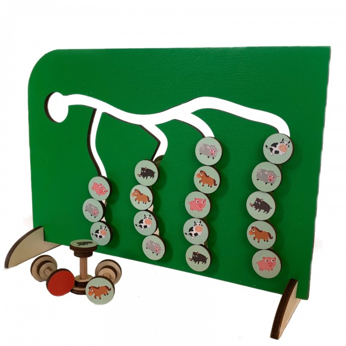 Деревянная игрушка Paremo Сортер Домашние животные детский развивающий пазл в рамке домашние животные 16 6 × 16 6 × 1 2 см