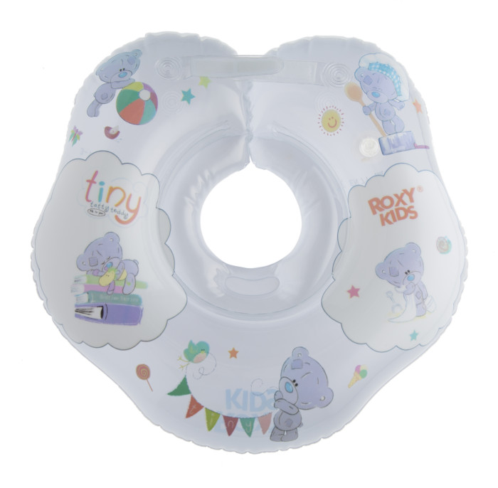 Круг для купания ROXY-KIDS надувной на шею для малышей Teddy