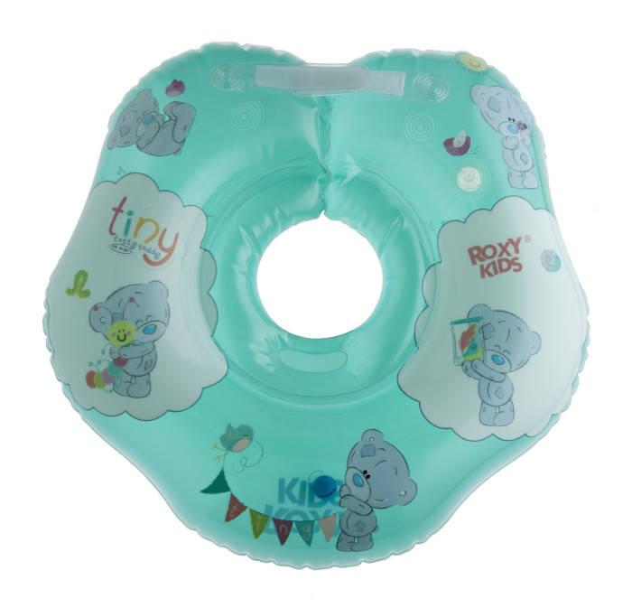 Круг для купания ROXY-KIDS надувной на шею для малышей Teddy