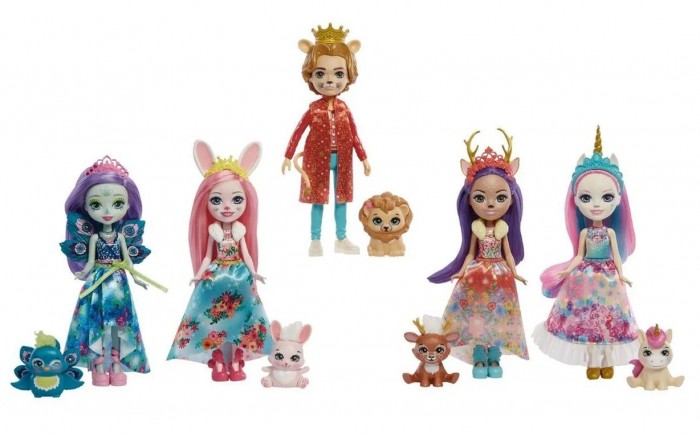 

Enchantimals Набор Королевские друзья Куклы с питомцами, Набор Королевские друзья Куклы с питомцами