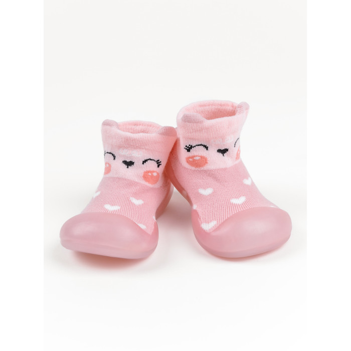 AmaroBaby Ботиночки-носочки First Step Animals с дышащей подошвой, размер 22
