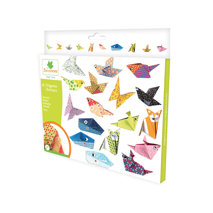 Наборы для творчества Sycomore Набор для создания оригами Животные наборы для творчества jar melo набор для творчества оригами бумажные самолеты