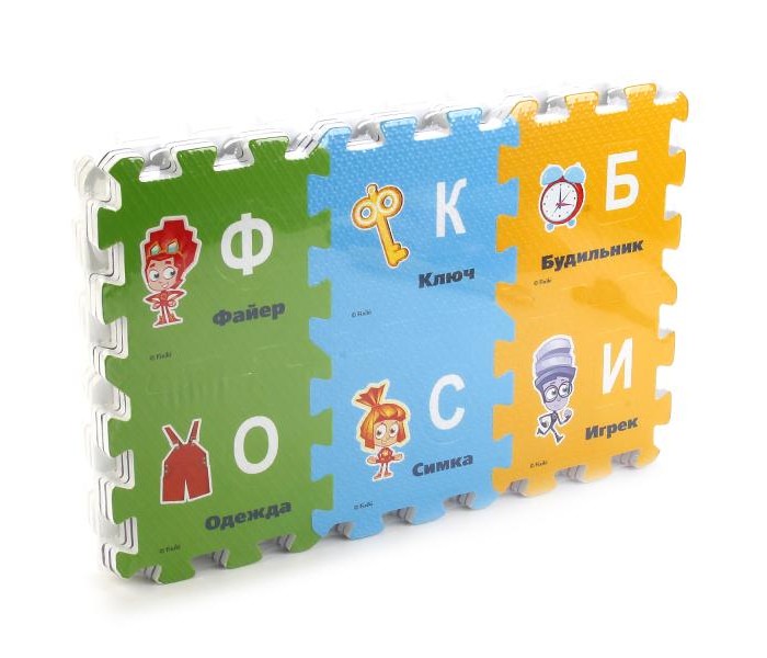 

Игровой коврик Играем вместе Фиксики коврик-пазл, Фиксики коврик-пазл