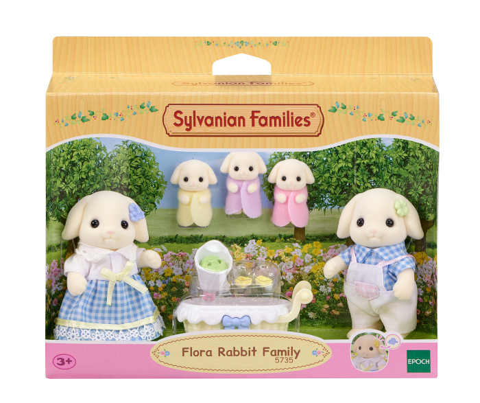 Игровые фигурки Sylvanian Families Семья Цветочных кроликов