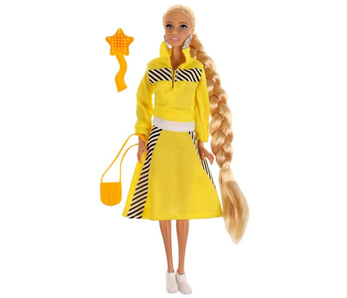 Куклы и одежда для кукол Карапуз Кукла София длинная коса 29 см цена и фото