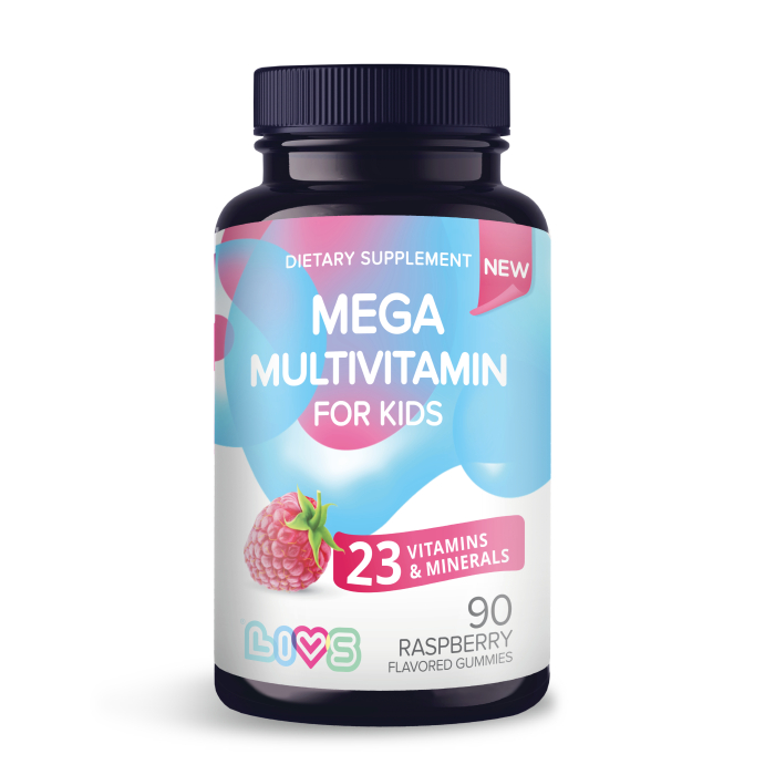 Витамины, минералы и БАДы LIVS Комплекс Мега мультивитамин для детей витамины минералы и бады livs мультивитамины для детей с 3 лет