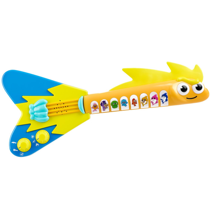 Электронные игрушки Baby Shark Интерактивная гитара гитара
