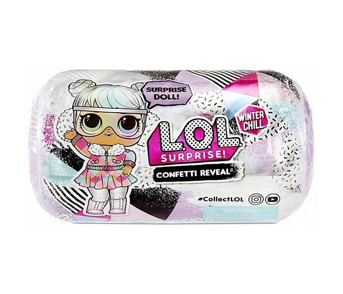 

L.O.L. Игрушка Surprise Куколка Winter Chill Confetti Doll Капсула Конфетти, Игрушка Surprise Куколка Winter Chill Confetti Doll Капсула Конфетти