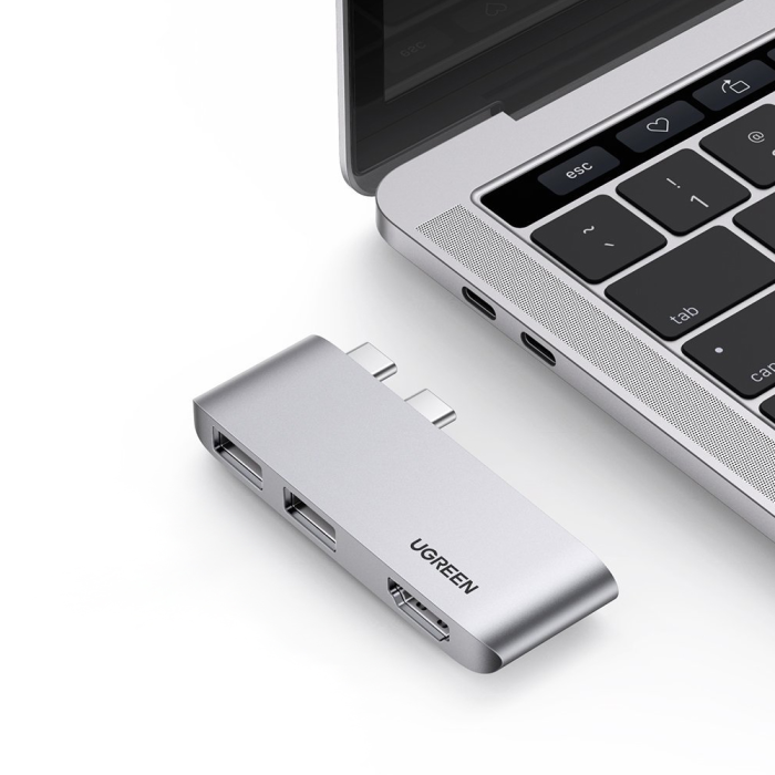 Ugreen USB концентратор для MacBook (хаб), 2 x USB 3.1 Gen 2, HDMI ...