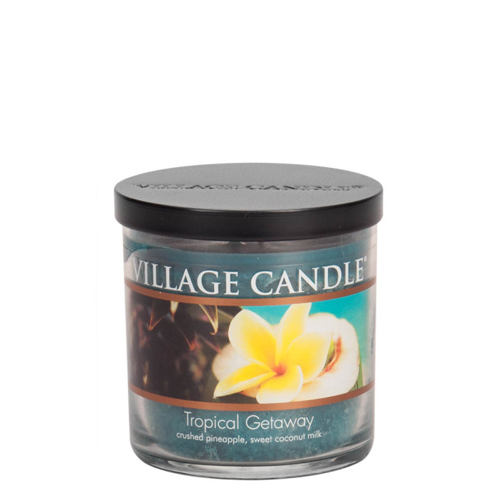 

Village Candle Ароматическая свеча Тропический Остров стакан, маленькая, Ароматическая свеча Тропический Остров стакан, маленькая