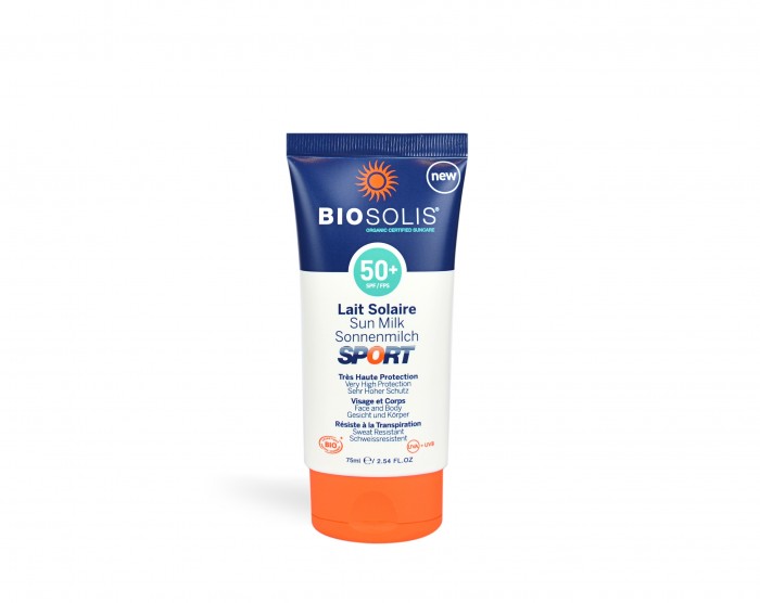  Biosolis Молочко солнцезащитное для лица и тела SPF 50+ Sport 75 мл