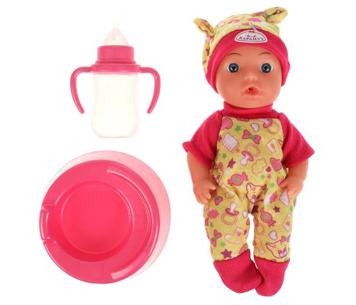 цена Куклы и одежда для кукол Карапуз Пупс без озвучки Сашенька 15см