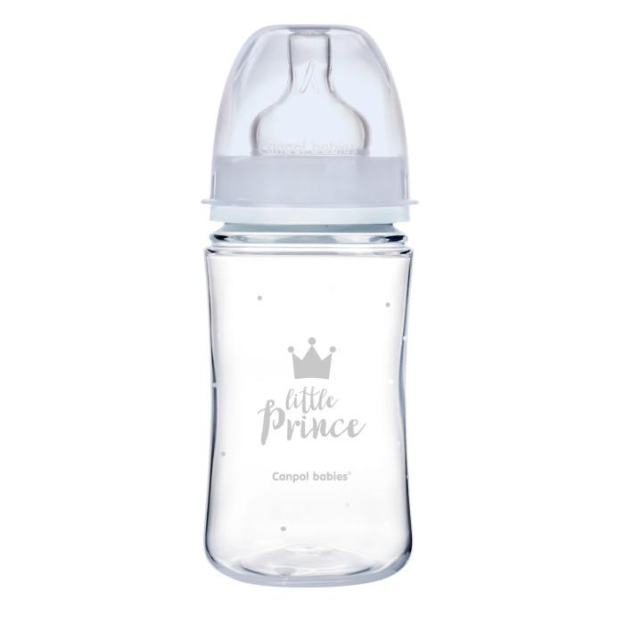 Бутылочка Canpol PP EasyStart Royal Baby с широким горлышком антиколиковая 240 мл бутылочка uviton с широким горлышком 250 мл