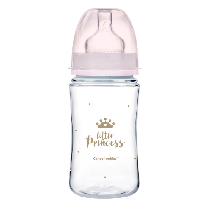 Бутылочка Canpol PP EasyStart Royal Baby с широким горлышком антиколиковая 240 мл 35/234 - фото 1