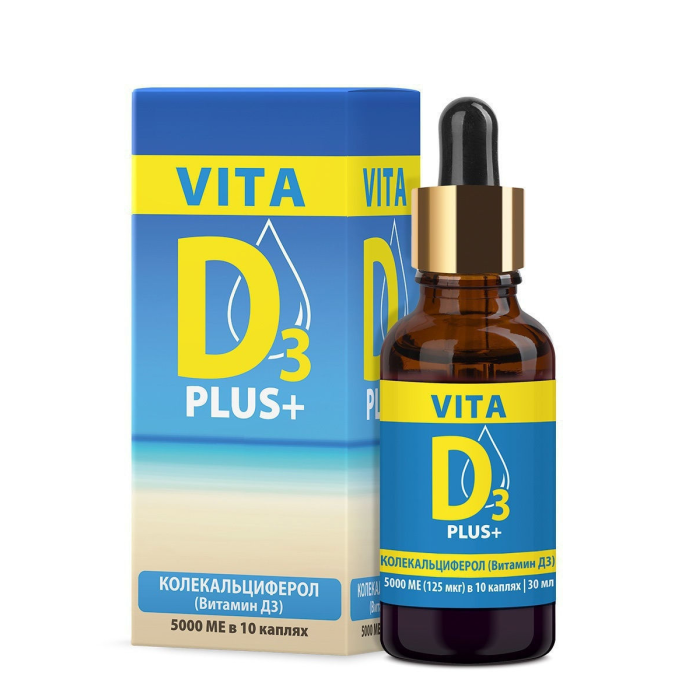 ФармаЛогика Витамин Д Vita D3 мицеллированный 5000 МЕ в 10 каплях со вкусом аниса 30 мл
