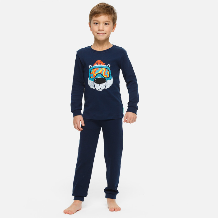Домашняя одежда Kogankids Пижама для мальчика 492-810-48 домашняя одежда pelican пижама для мальчика new year moo