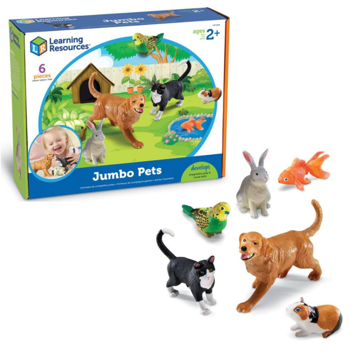 

Learning Resources Игровой набор Домашние питомцы (6 элементов), Игровой набор Домашние питомцы (6 элементов)