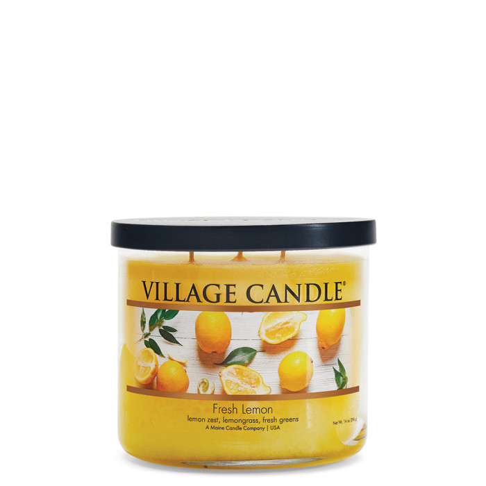 

Village Candle Ароматическая свеча Лимонный Фреш чаша, средняя, Ароматическая свеча Лимонный Фреш чаша, средняя