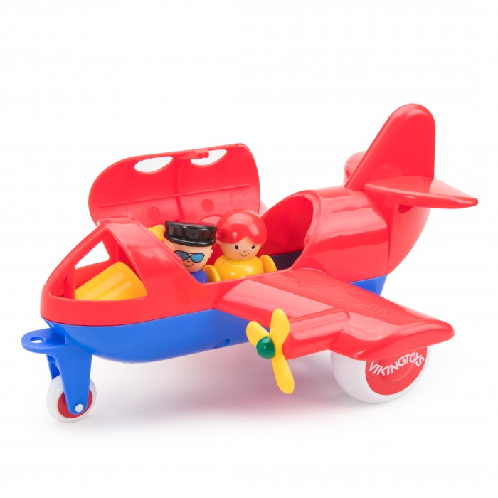 фото Viking toys джамбо самолёт 30 см с 2 фигурками