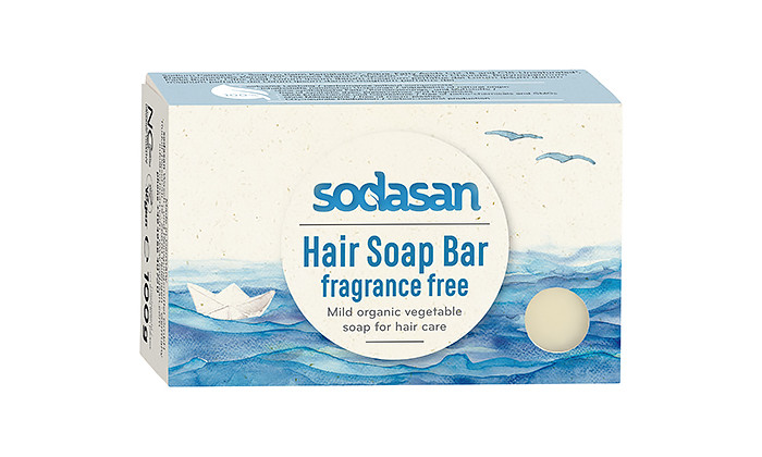 Sodasan Мыло твердое для волос без аромата 100 г urtekram детский лосьон для тела без аромата