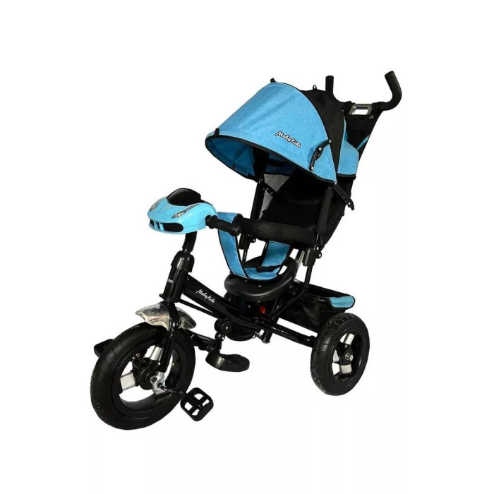 Велосипед трехколесный Moby Kids Comfort 12x10 AIR CAR forest kids детский рюкзак с сумочкой для еды night