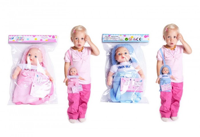 цена Куклы и одежда для кукол ABtoys Пупс Baby Ardana в сумочке 23 см