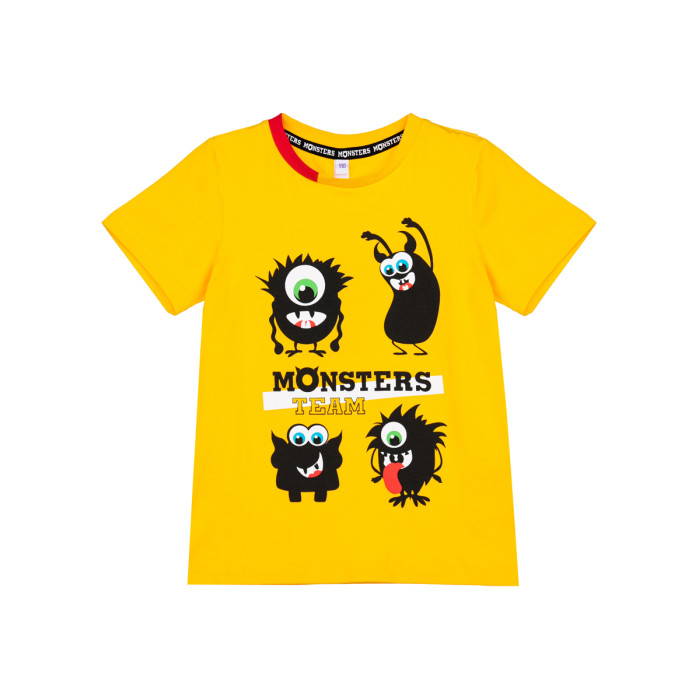 комплекты детской одежды playtoday комплект трикотажный для мальчиков футболка брюки monsters kids boys 12312169 Футболки и топы Playtoday Футболка трикотажная для мальчиков Monsters kids boys 12312157