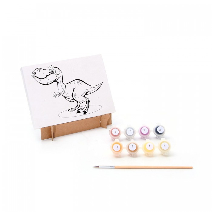 

Раскраска Bondibon по номерам Динозавр, по номерам Динозавр