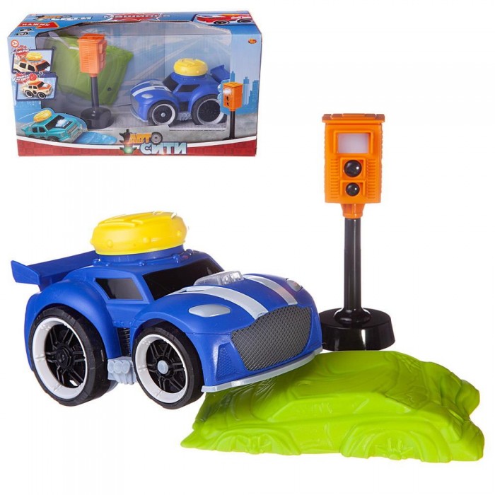 ABtoys Машинка Автосити с камерой контроля C-00423 игрушечная гоночная машинка синяя