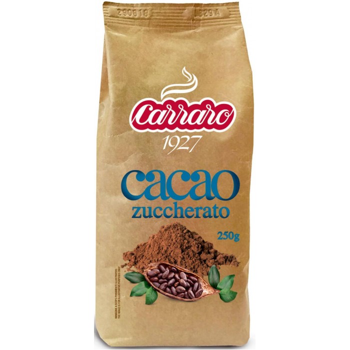 Carraro Какао Zuccherato 250 г 8000604003010 - фото 1