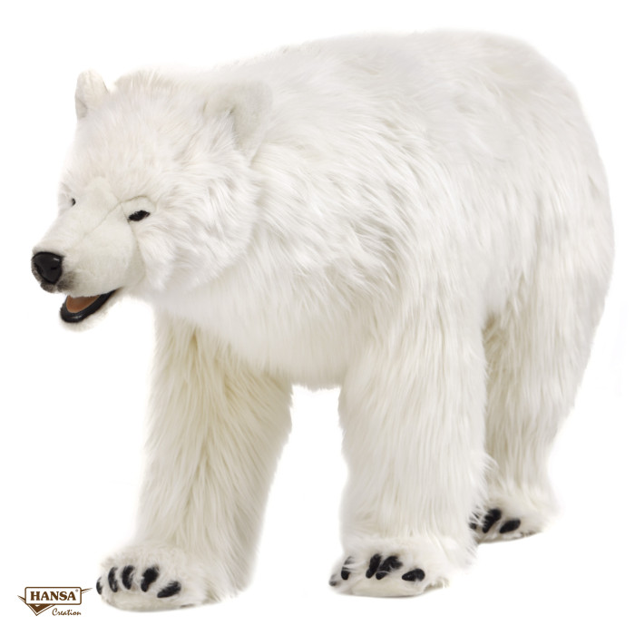 Мягкая игрушка Hansa Полярный медведь 110 см 6085 - фото 1