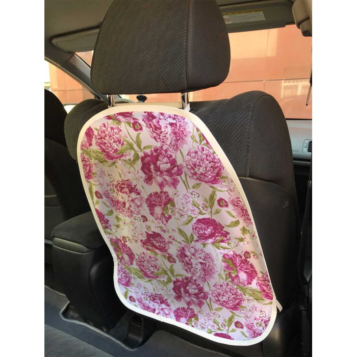 JoyArty Защитная накидка на спинку автомобильного сидения Яркие цветы