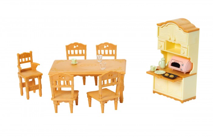 Кукольные домики и мебель Sylvanian Families Игровой набор Обеденная комната кукольные домики и мебель sylvanian families потолочная лампа