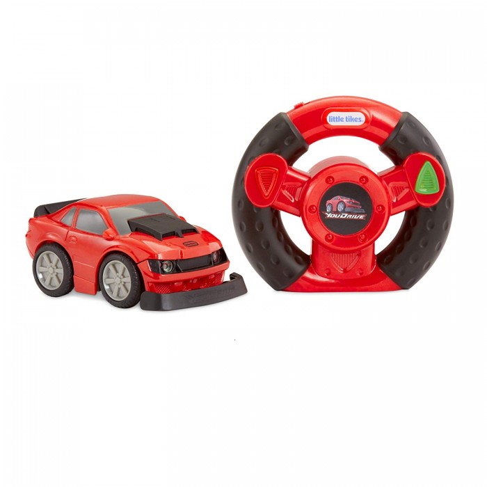 Радиоуправляемые игрушки Little Tikes Спорткар 648908 кнопки управления на руле круиз контролем и магнитолой для geely atals 2018